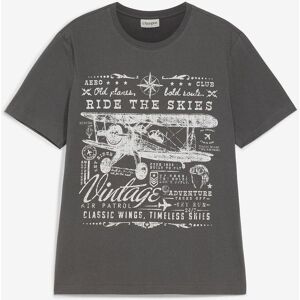 bonprix T-Shirt aus reiner Bio-Baumwolle grau 48 bonprix T-Shirt aus reiner Bio-Baumwolle grau 48