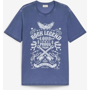 bonprix T-Shirt in gewaschener Optik aus reiner Bio-Baumwolle blau 68 bonprix T-Shirt in gewaschener Optik aus reiner Bio-Baumwolle blau 68