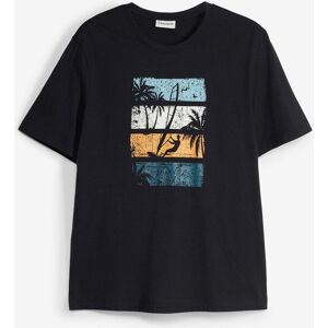 bonprix T-Shirt aus reiner Bio-Baumwolle schwarz 52 bonprix T-Shirt aus reiner Bio-Baumwolle schwarz 52