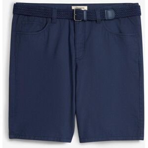 bonprix Stretch-Bermuda mit Dehnbund und Gürtel in Regular Fit blau 56 bonprix Stretch-Bermuda mit Dehnbund und Gürtel in Regular Fit blau 56