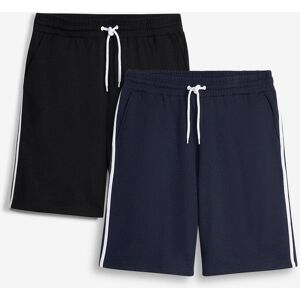 bonprix Sweat-Bermuda in Loose Fit (2er Pack) schwarz 56 bonprix Sweat-Bermuda in Loose Fit (2er Pack) schwarz 56