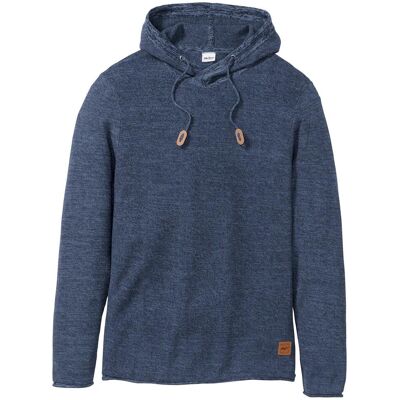 bonprix Feinstrickpullover mit Kapuze blau 44 bonprix Feinstrickpullover mit Kapuze blau 44