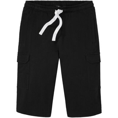 bonprix Cargo-Sweatbermuda aus reiner Bio-Baumwolle schwarz 48 bonprix Cargo-Sweatbermuda aus reiner Bio-Baumwolle schwarz 48