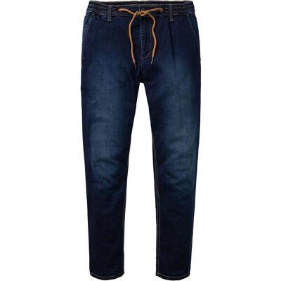 bonprix Regular-Fit Jeans-Jogger mit Dehnbund, Tapered blau 56 bonprix Regular-Fit Jeans-Jogger mit Dehnbund, Tapered blau 56