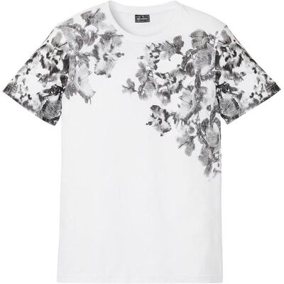 bonprix T-Shirt aus reiner Bio-Baumwolle, Slim Fit weiß 60 bonprix T-Shirt aus reiner Bio-Baumwolle, Slim Fit weiß 60