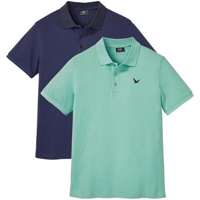 bonprix Poloshirt aus reiner Bio-Baumwolle (2er Pack) grün 68 bonprix Poloshirt aus reiner Bio-Baumwolle (2er Pack) grün 68
