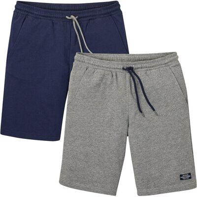 bonprix Sweat-Bermuda (2er Pack) blau 68 bonprix Sweat-Bermuda (2er Pack) blau 68