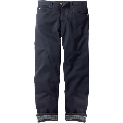 bonprix Thermo Classic-Fit Jeans mit kuscheligem Flanellfutter, Straight schwarz 46 bonprix Thermo Classic-Fit Jeans mit kuscheligem Flanellfutter, Straight schwarz 46