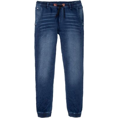 bonprix Regular Fit Jeans-Jogger mit Dehnbund, Straight blau 60 bonprix Regular Fit Jeans-Jogger mit Dehnbund, Straight blau 60