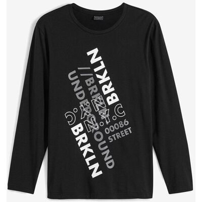 bonprix Langarmshirt aus reiner Bio Baumwolle schwarz 56 bonprix Langarmshirt aus reiner Bio Baumwolle schwarz 56