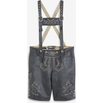 bonprix Trachtenhose aus Lederimitat grau 56 bonprix Trachtenhose aus Lederimitat grau 56