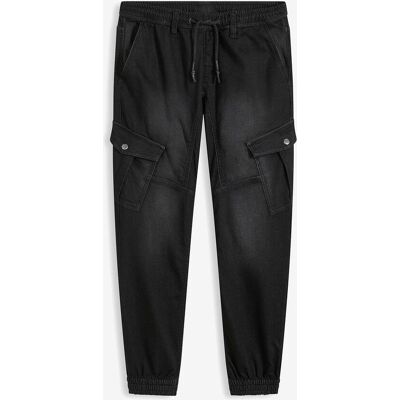 bonprix Regular-Fit Jeans-Jogger mit Dehnbund, Straight schwarz 62 bonprix Regular-Fit Jeans-Jogger mit Dehnbund, Straight schwarz 62