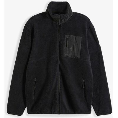 bonprix Teddy-Fleece Jacke schwarz 52 bonprix Teddy-Fleece Jacke schwarz 52