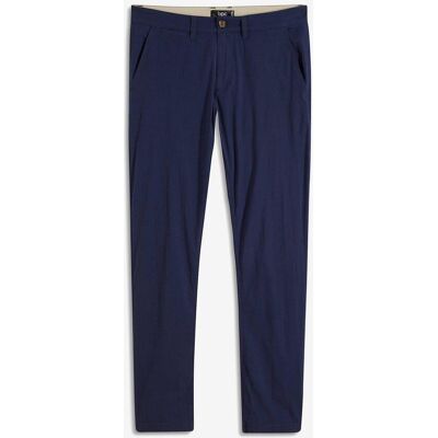 bonprix Regular Fit Stretch-Chinohose, Straight blau 48 bonprix Regular Fit Stretch-Chinohose, Straight blau 48