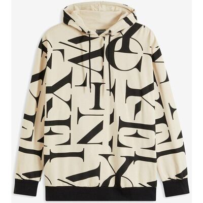 bonprix Kapuzensweatshirt in Loose Fit beige 52 bonprix Kapuzensweatshirt in Loose Fit beige 52