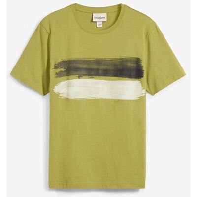 bonprix T-Shirt aus reiner Bio-Baumwolle grün 56 bonprix T-Shirt aus reiner Bio-Baumwolle grün 56