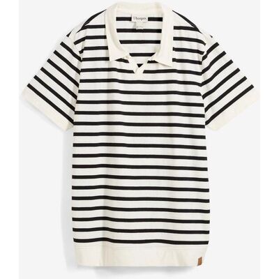 bonprix Poloshirt mit Bio-Baumwolle weiß 44 bonprix Poloshirt mit Bio-Baumwolle weiß 44