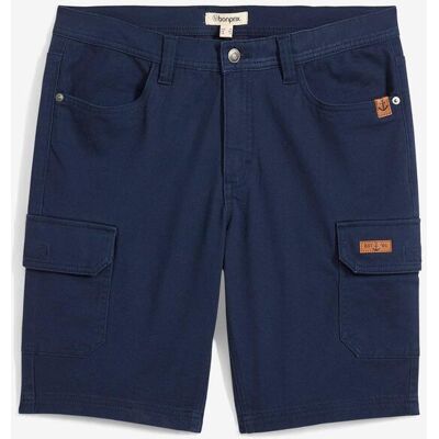 bonprix Stretch-Bermuda in Slim Fit blau 60 bonprix Stretch-Bermuda in Slim Fit blau 60