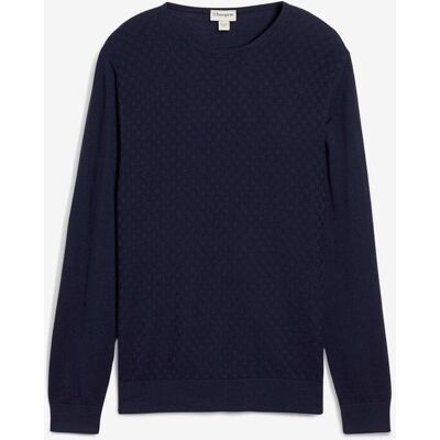 bonprix Feinstrickpullover mit edler Merinowolle blau 56 bonprix Feinstrickpullover mit edler Merinowolle blau 56