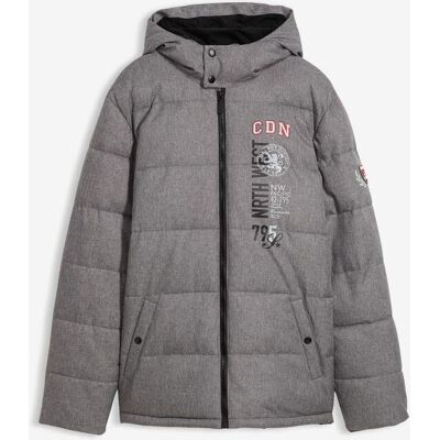 bonprix Winter-Steppjacke mit Kapuze grau 50 bonprix Winter-Steppjacke mit Kapuze grau 50