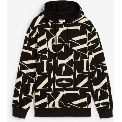 bonprix Kapuzensweatshirt in Loose Fit schwarz 52 bonprix Kapuzensweatshirt in Loose Fit schwarz 52