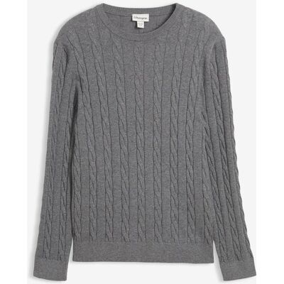 bonprix Feinstrickpullover in Slim Fit grau 56 bonprix Feinstrickpullover in Slim Fit grau 56