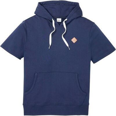 bonprix Hoodie, Kurzarm blau 52 bonprix Hoodie, Kurzarm blau 52