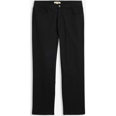 bonprix Relaxed Fit Stretch-Hose mit Dehnbund, Straight schwarz 58 bonprix Relaxed Fit Stretch-Hose mit Dehnbund, Straight schwarz 58