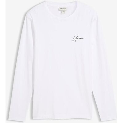 bonprix Langarmshirt in Slim Fit weiß 56 bonprix Langarmshirt in Slim Fit weiß 56