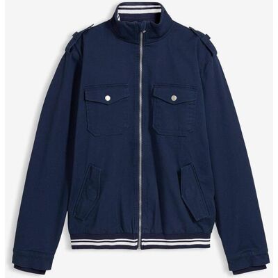 bonprix Übergangsjacke in Regular Fit blau 44 bonprix Übergangsjacke in Regular Fit blau 44