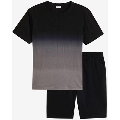 bonprix T-Shirt und Sweat-Bermuda (2-tlg.Set) schwarz 44 bonprix T-Shirt und Sweat-Bermuda (2-tlg.Set) schwarz 44