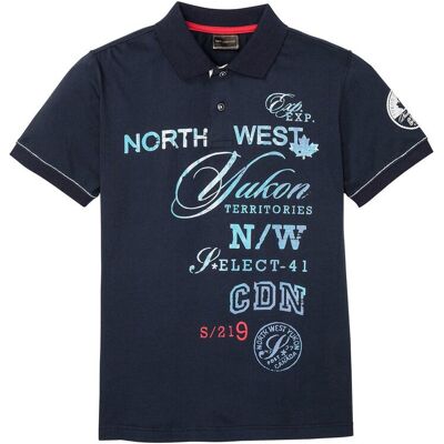 bonprix Poloshirt, Kurzarm aus Jersey blau 68 bonprix Poloshirt, Kurzarm aus Jersey blau 68