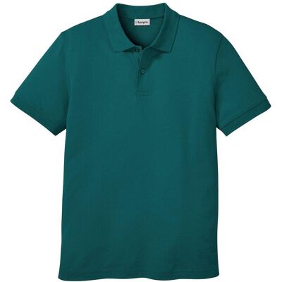 bonprix Piqué-Poloshirt aus reiner Bio-Baumwolle petrol 64 bonprix Piqué-Poloshirt aus reiner Bio-Baumwolle petrol 64