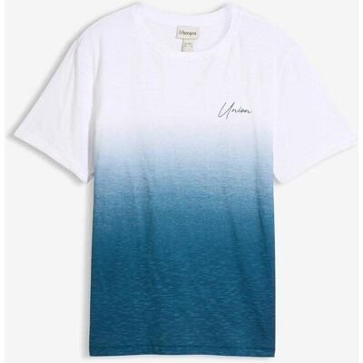 bonprix T-Shirt aus reiner Baumwolle, Slim Fit petrol 48 bonprix T-Shirt aus reiner Baumwolle, Slim Fit petrol 48