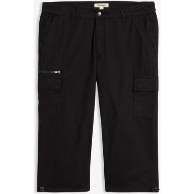 bonprix 3/4 Cargohose mit Dehnbund aus reiner Baumwolle schwarz 52 bonprix 3/4 Cargohose mit Dehnbund aus reiner Baumwolle schwarz 52