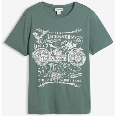 bonprix T-Shirt aus reiner Baumwolle grün 68 bonprix T-Shirt aus reiner Baumwolle grün 68
