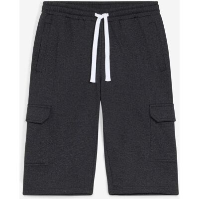 bonprix Cargo-Sweatbermuda aus reiner Bio-Baumwolle grau 48 bonprix Cargo-Sweatbermuda aus reiner Bio-Baumwolle grau 48