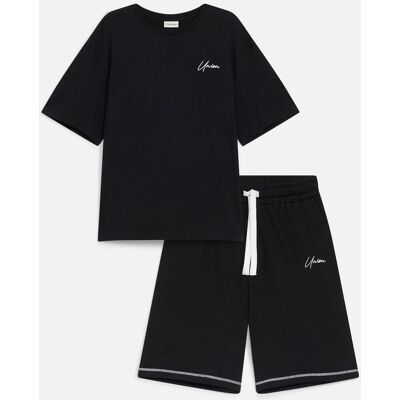 bonprix T-Shirt und Shorts (2-tlg.Set) schwarz 44 bonprix T-Shirt und Shorts (2-tlg.Set) schwarz 44