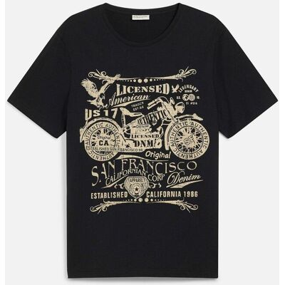 bonprix T-Shirt aus reiner Baumwolle schwarz 48 bonprix T-Shirt aus reiner Baumwolle schwarz 48