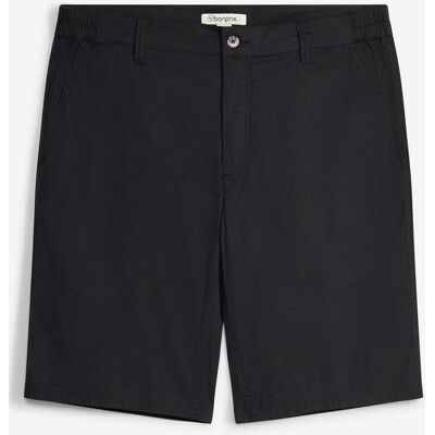 bonprix Stretch-Bermuda mit Dehnbund in Regular Fit schwarz 46 bonprix Stretch-Bermuda mit Dehnbund in Regular Fit schwarz 46