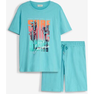 bonprix Shirt und Hose aus reiner Bio-Baumwolle (2-tlg.Set) grün 52 bonprix Shirt und Hose aus reiner Bio-Baumwolle (2-tlg.Set) grün 52