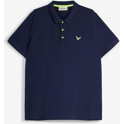 bonprix Piqué-Poloshirt aus reiner Bio-Baumwolle blau 64 bonprix Piqué-Poloshirt aus reiner Bio-Baumwolle blau 64