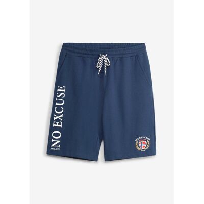 bonprix Sweat-Shorts aus reiner Bio-Baumwolle blau 48 bonprix Sweat-Shorts aus reiner Bio-Baumwolle blau 48