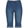 bonprix Jeans-Bermuda mit Rundumgummizug blau 36/38/40/42/44/46/48/50/52/54