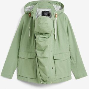 bonprix 3-in-1 Umstandsjacke mit Trageeinsatz grün 36
