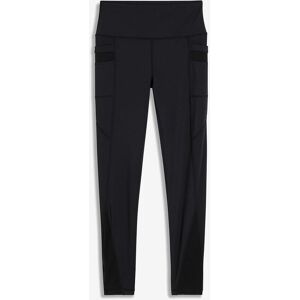 bonprix Komfort-Sport-Leggings mit transparentem Mesh und Handytasche schwarz 36 bonprix Komfort-Sport-Leggings mit transparentem Mesh und Handytasche schwarz 36