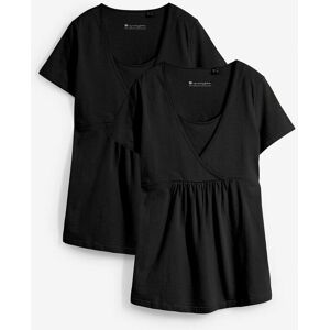 bonprix 2-in-1 Umstands- und Stillshirts (2er Pack) schwarz 52 bonprix 2-in-1 Umstands- und Stillshirts (2er Pack) schwarz 52