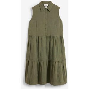 bonprix Tunika-Kleid aus luftigem Musselin grün 46 bonprix Tunika-Kleid aus luftigem Musselin grün 46