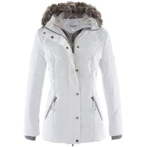 bonprix Winterjacke in 2-in1 Optik weiß 36