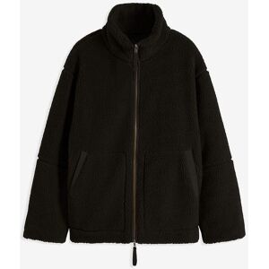 bonprix Gefütterte Teddy-Fleece Jacke schwarz 36